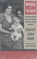 Cover of: Mothers of the South by Margaret Jarman Hagood