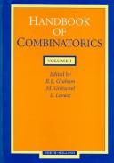 Cover of: Handbook of Combinatorics, Vol. 1 by 