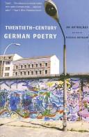 Cover of: Twentieth-Century German Poetry: An Anthology