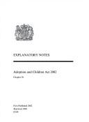 Cover of: Adoption and Children Act 2002 (Public General Acts - Elizabeth II)