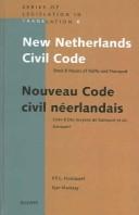 Cover of: New Netherlands Civil Code