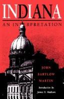 Cover of: Indiana by John Bartlow Martin
