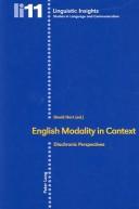 Cover of: English modality in context: diachronic perspectives