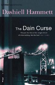 Cover of: The Dain Curse by Dashiell Hammett, Dashiell Hammett