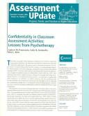 Cover of: Assessment Update, No. 5 September-October 2006 (J-B AU Single Issue                                                        Assessment Update) by Banta