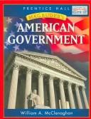 Cover of: MAGRUDER' S AMERICAN GOVERNMENT (Magruder's American Government) by William A. McClenaghan