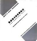 Cover of: Rodchenko: the complete work