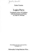 Cover of: Logica Parva (Analytica)