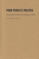 Cover of: Poor People's Politics by Javier Auyero