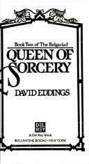 Cover of: QUEEN OF SORCERY (Eddings, David. , the Belgariad, Bk. 2.)