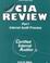 Cover of: CIA Review Part 1