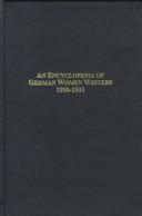 Cover of: An Encyclopedia of German Women Writers 1900-1933 by Brian Keith-Smith