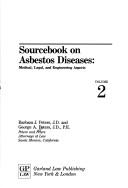 Cover of: Sourcebook on Asbestos Diseases by George A. Peters, Barbara J. Peters, George A. Peters