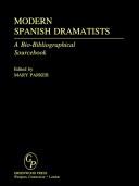 Cover of: Modern Spanish Dramatists by Mary Parker