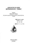 Cover of: Advances in Lipid Methodology, Volume 3 (The Oily Press Lipid Library) by William W. Christie