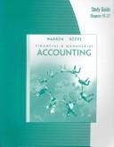 Cover of: Study Guide, Chapters 16-27 for Warren/Reeve's Financial & Managerial Accounting, 9th by Carl S. Warren, James M. Reeve