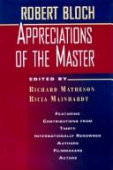 Cover of: Robert Bloch: appreciations of the master
