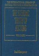 Cover of: THE ECONOMIC THEORY OF AUCTIONS Vol 1 & 2