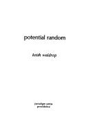Cover of: Potential Random by Keith Waldrop