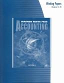 Cover of: Accounting Working Papers Chapters 12-25