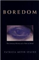 Cover of: Boredom by Patricia Meyer Spacks