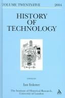 Cover of: History of technology.