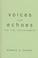 Cover of: Voices and Echoes for the Environment