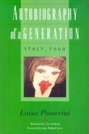 Cover of: Autobiography of a Generation: Italy, 1968