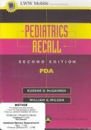 Cover of: Pediatrics Recall PDA: Powered by Skyscape, Inc. (Recall Series)