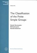 Cover of: The Classification of the Finite Simple Groups