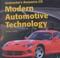 Cover of: Modern Automotive Technology
