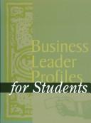 Cover of: Business leader profiles for students