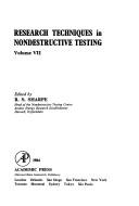 Research Techniques in Nondestructive Testing by R. S. Sharpe