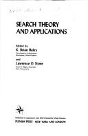 Cover of: Search theory and applications