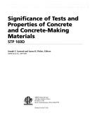 Cover of: Significance of tests and properties of concrete and concrete-making materials