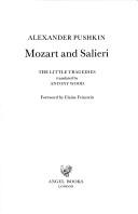 Cover of: Mozart and Salieri by Aleksandr Sergeyevich Pushkin