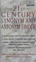 Cover of: 21st Century Synonym and Antonym Finder