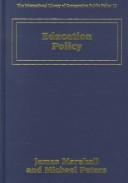 Cover of: Education policy