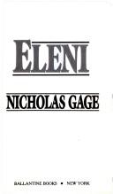 Cover of: Eleni by Nicholas Gage