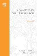 Cover of: Advances in Virus Research