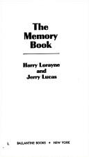 The memory book by Harry Lorayne, Jerry Lucas