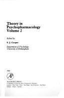 Cover of: Theory in Psychopharmacology