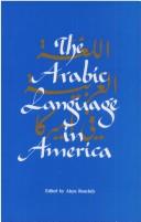 Cover of: The Arabic language in America = by edited by Aleya Rouchdy.