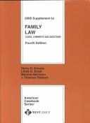 Cover of: Family Law: Cases, Comments and Questions (American Casebook Series and Other Coursebooks)