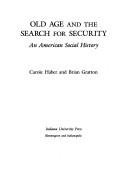 Cover of: Old age and the search for security: an American social history