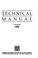 Cover of: Technical manual.