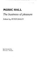 Cover of: Music hall: the business of pleasure