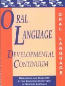 Oral language developmental continuum by Jenny Evans, Education Department of Western Australia