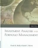 Cover of: Investment Analysis and Portfolio Management by Frank K. Reilly