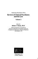 Cover of: Review of Clinical Psychiatry and the Law